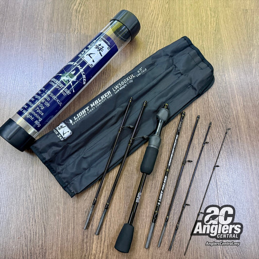Light Walker LWS60XUL 2-6lb (UNUSED) with rod bag/pouch