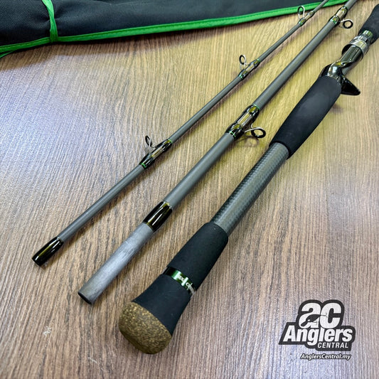 Huge Custom Genoma HG3-65F (3pc) (USED, 9/10) with rod bag/sleeve