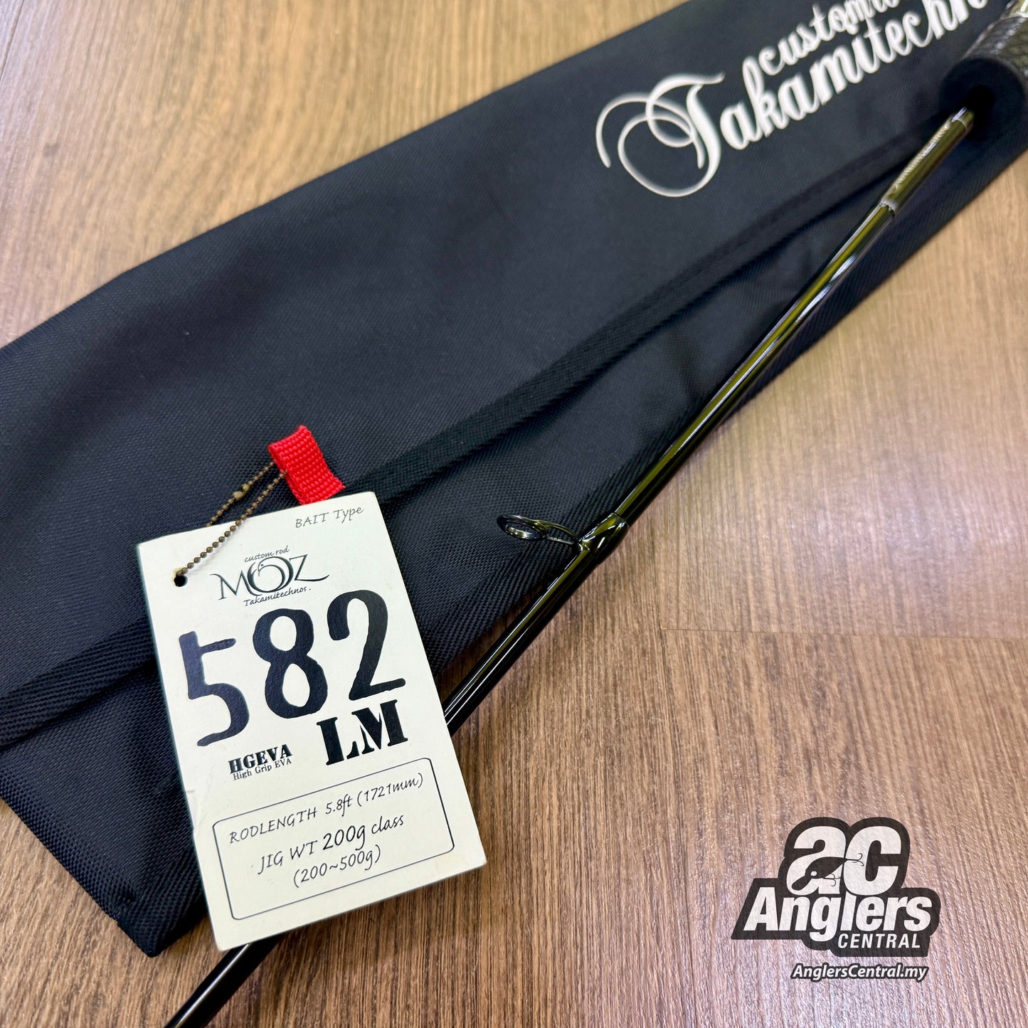 MOZ 582 LM (USED, 8.5/10) with rod bag/sleeve