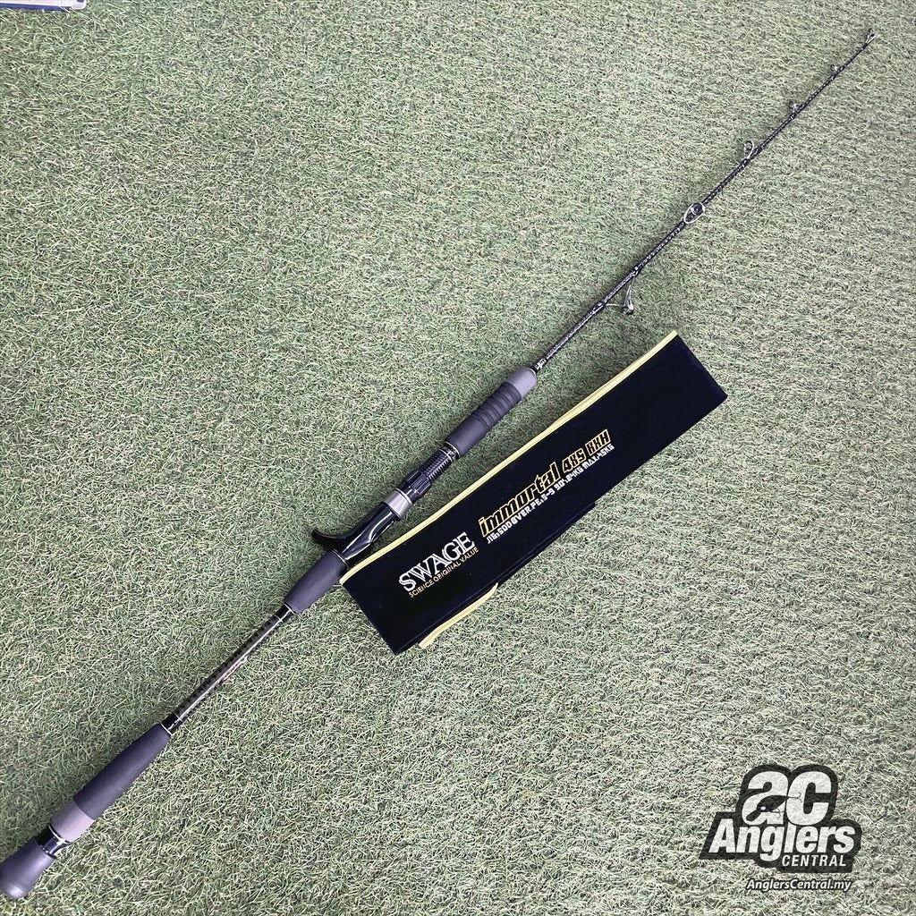 Immortal 485 BXH PE5-9 Spiral Custom (USED, 9/10) with rod bag/sleeve