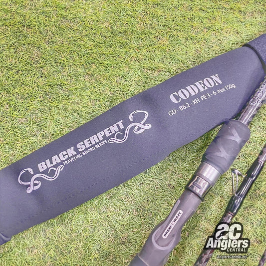 Black Serpent GD-B62-XH Codeon (USED, 9.5/10) with rod bag/sleeve