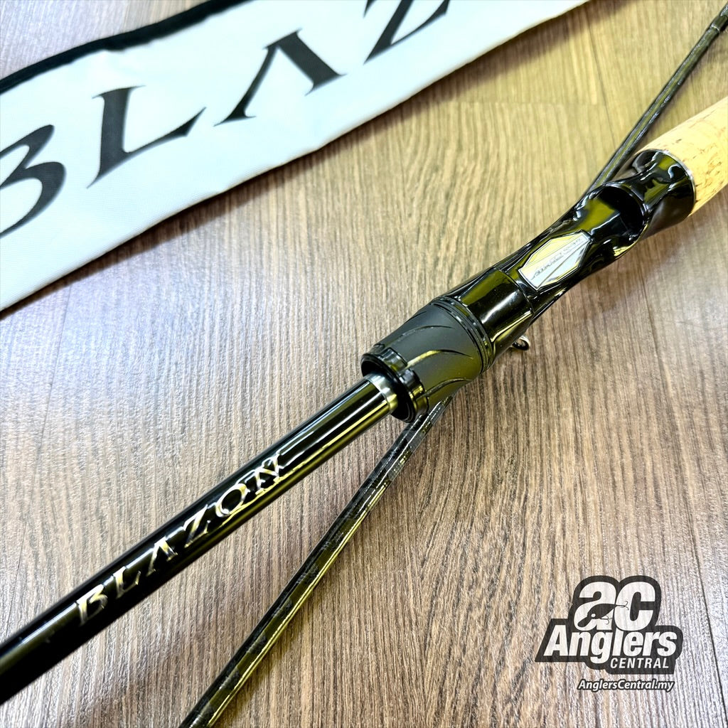 21 Blazon C67MH-2-FR 10-20lb (USED, like new) with rod bag/sleeve