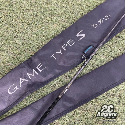 Game Type S B55VS 8-20lb (USED, 9/10) with rod bag/sleeve