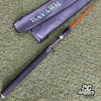 Bayarm BAC602RF5 10-20lb (USED, 9/10) with rod bag/sleeve