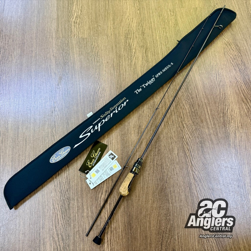 Salty Sensation Superior The "Twiggy" SPRS-56XUL-S (USED, 9.5/10) with rod bag/sleeve