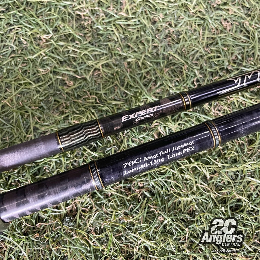 Tukato TJC762-2 PE2 Long Fall Jigging (USED, 7/10) with rod bag/sleeve