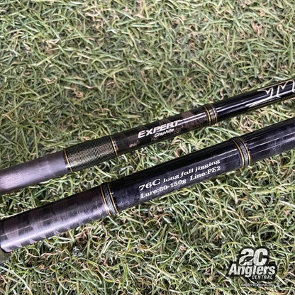 Tukato TJC762-2 PE2 Long Fall Jigging (USED, 7/10) with rod bag/sleeve