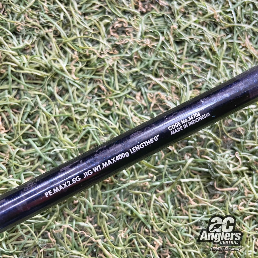 Ocea Jigger Infinity B803 PE2.5 (USED, 8/10) with rod bag/sleeve