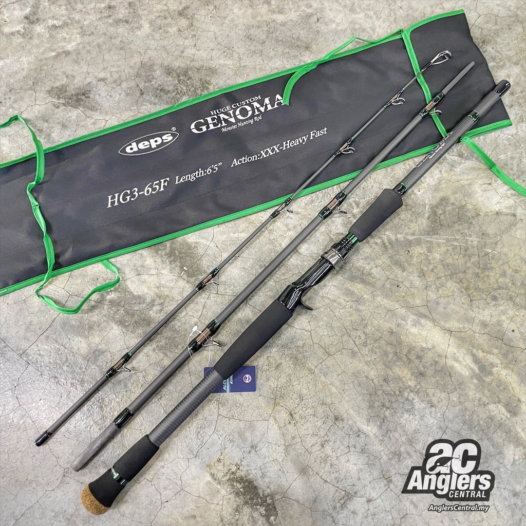 Huge Custom Genoma HG3 65F 3pc Anglers Central Huge custom genoma hg3 65f 3pc anglers central
