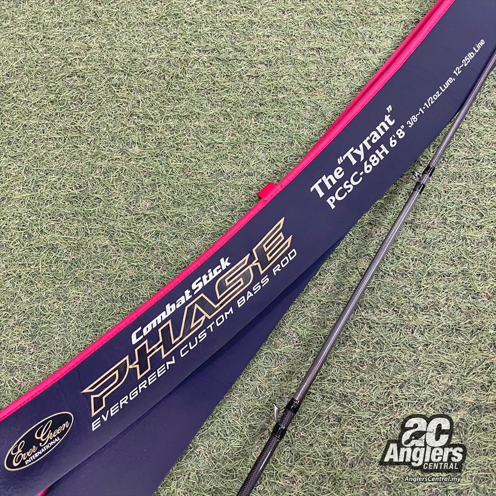 Phase The "Tyrant" PCSC-68H 12-25lb (USED, 9/10), with rod bag/sleeve