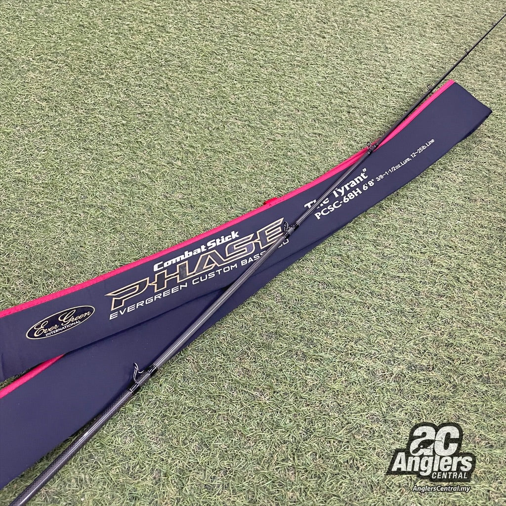 Phase The "Tyrant" PCSC-68H 12-25lb (USED, 9/10), with rod bag/sleeve