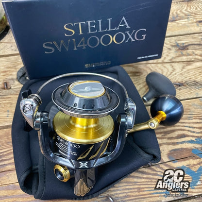 harga reel shimano stella 14000 13 Stella SW 14000XG (USED, 9.5/10) complete box set + yumeya knob – Anglers Central