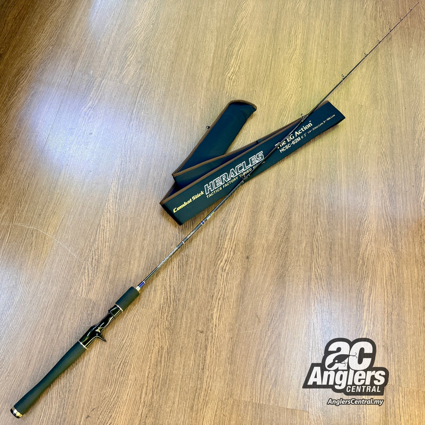 Heracles The EG Action HCSC-62M 8-16lb (USED, 9.5/10) with rod bag/sleeve