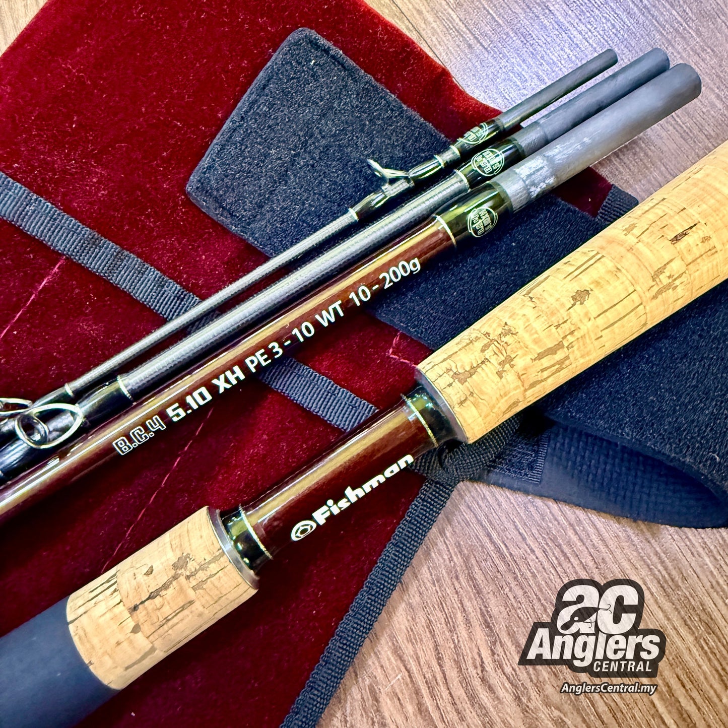 B.C.4 5.10XH (USED, 9/10) with rod bag