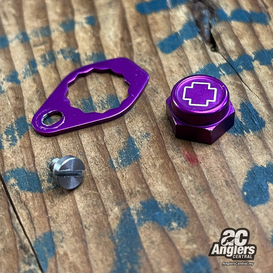 Handle Lock Nut Set (USED, M7R, purple)