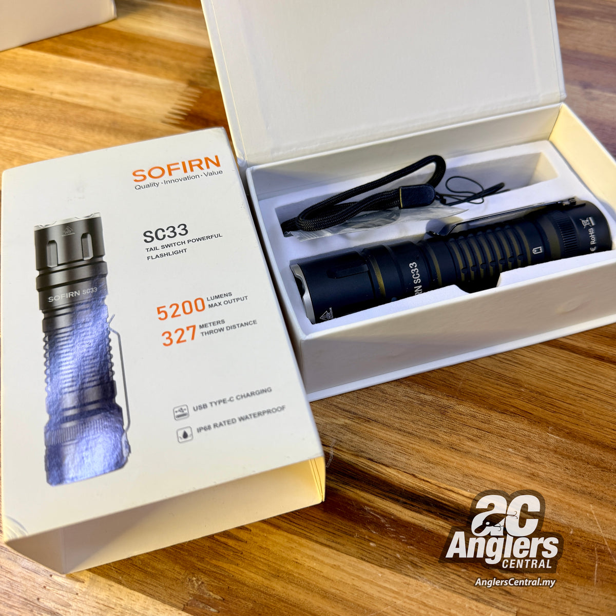 Sofirn SC33 5000k (USED, like new) box set