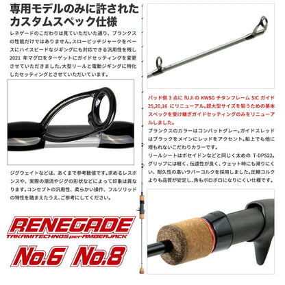 Renegade Expedition Heavy Bait Jigging Rod