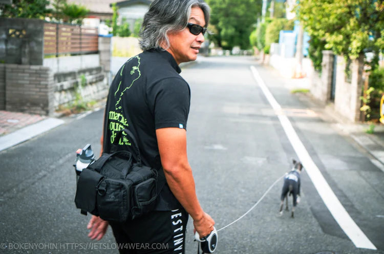 Military Shoulder MA-1 Jacket [Jet Black]