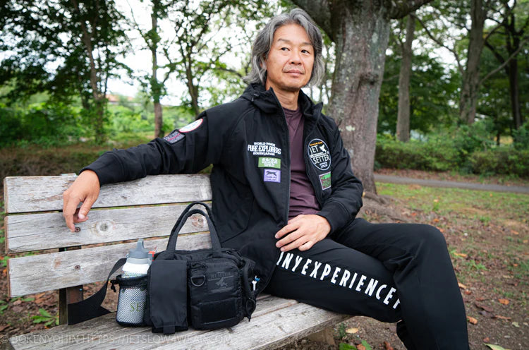 Military Shoulder MA-1 Jacket [Jet Black]