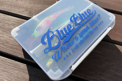 Lure Case Logo Type Blue