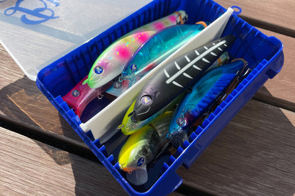 Lure Case Logo Type Blue
