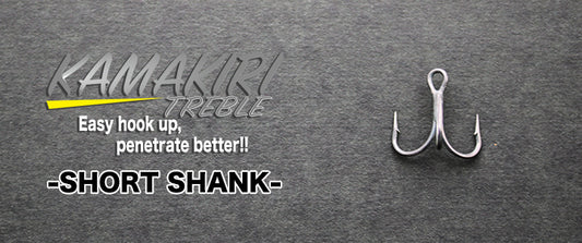 Kamakiri Treble Short Shank