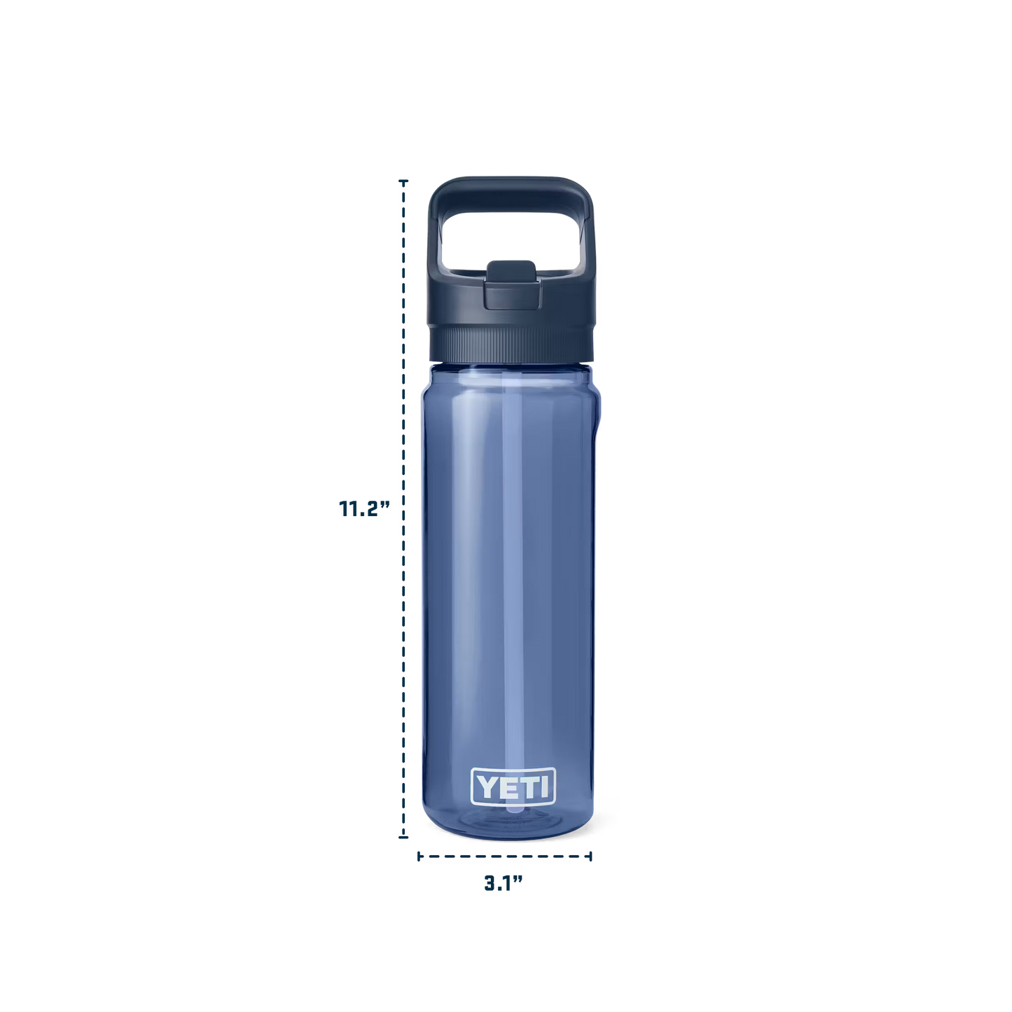 Yonder® 750 mL / 25 oz Water Bottle w Color-Matched Straw Cap