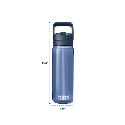 Yonder® 750 mL / 25 oz Water Bottle w Color-Matched Straw Cap