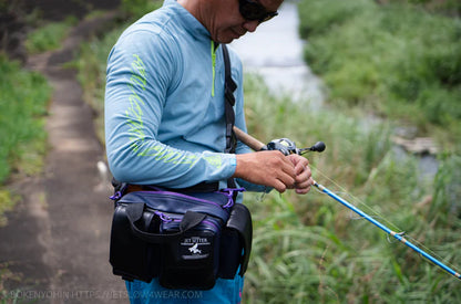 Military Shoulder Bag - Minimalist "Violet"