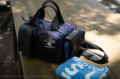 Military Shoulder Bag - Minimalist "Violet"