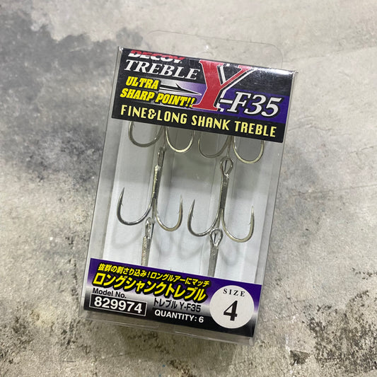 Y-F35 Long Shank Treble