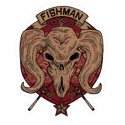 Deer Skull Sticker (Fishman)