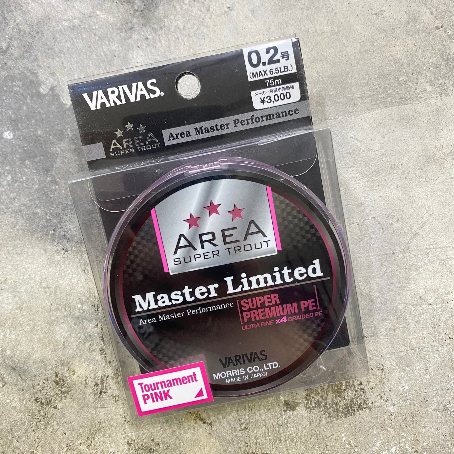 Trout Area Master Ltd Super Premium PE Tournament Pink 75m