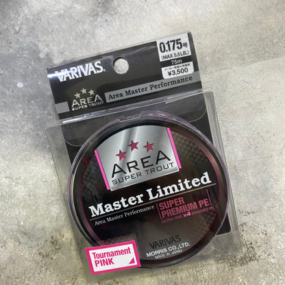 Trout Area Master Ltd Super Premium PE Tournament Pink 75m