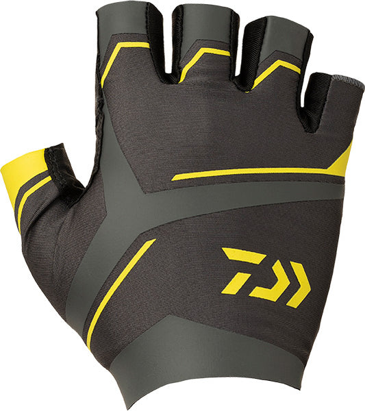 22 DG-6122 Yellow (5 Cut Stretch Fit Gloves with Pads)