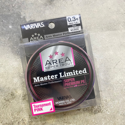 Trout Area Master Ltd Super Premium PE Tournament Pink 75m