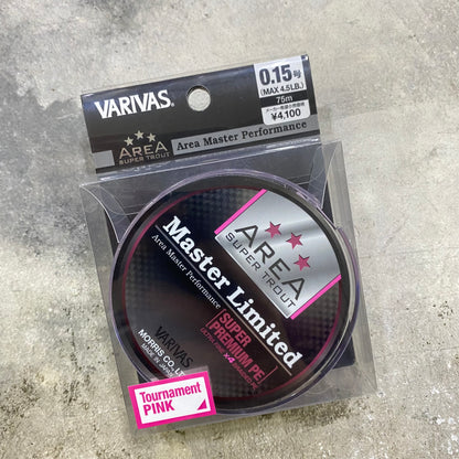 Trout Area Master Ltd Super Premium PE Tournament Pink 75m