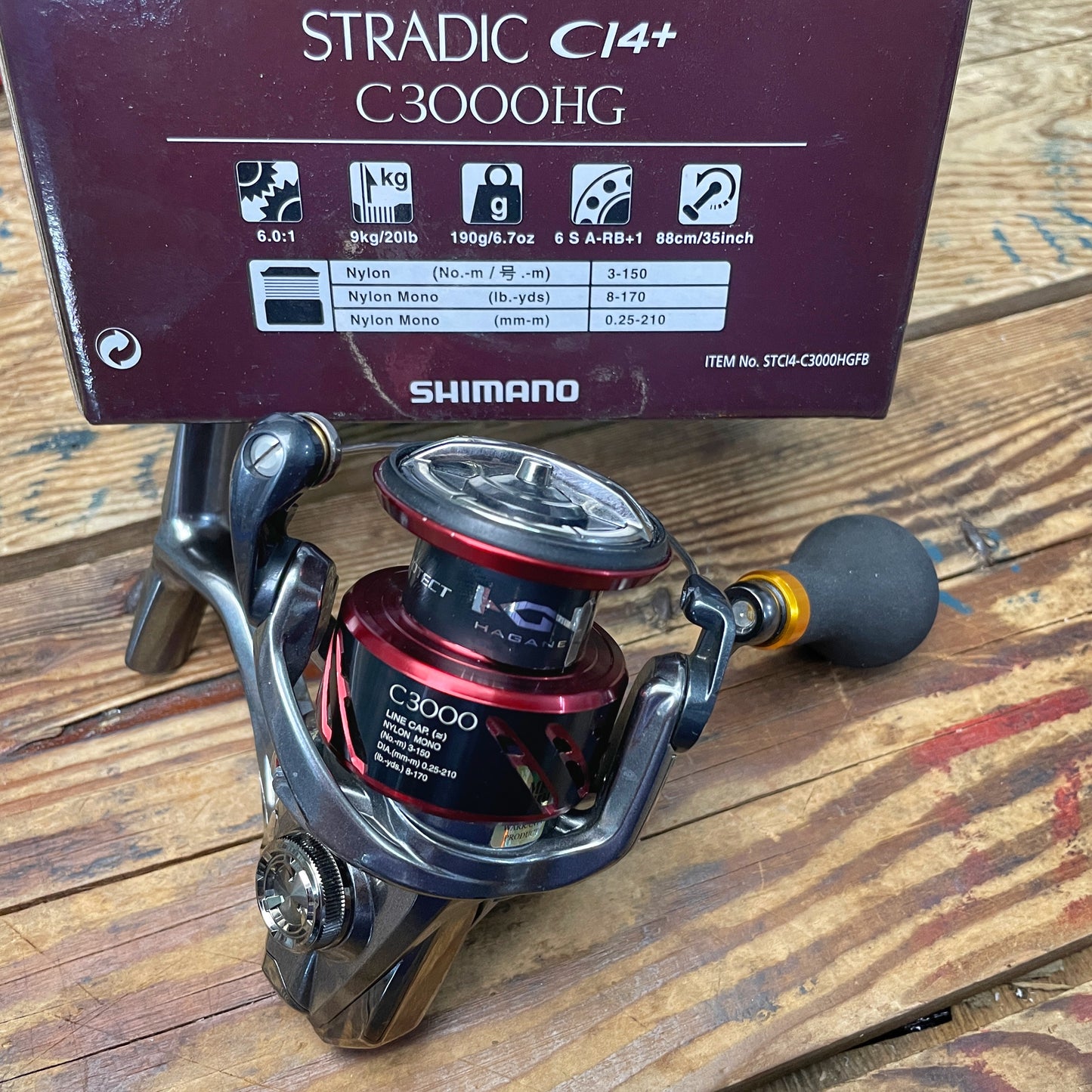 reel shimano stradic ci4 16 Stradic CI4+C3000HG (USED, 9/10) – Anglers Central