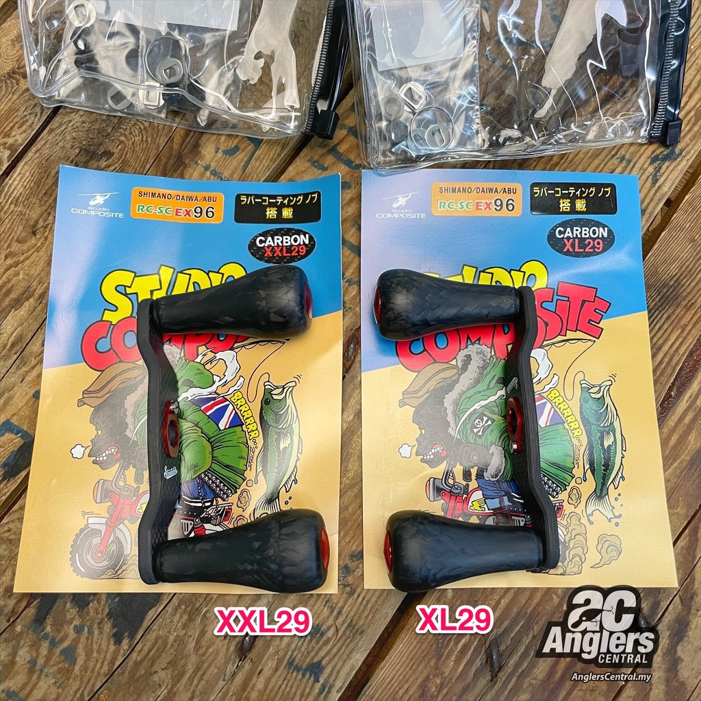 RC-SC EX Plus XXL29 Carbon Knobs Carbon Handles – Anglers Central