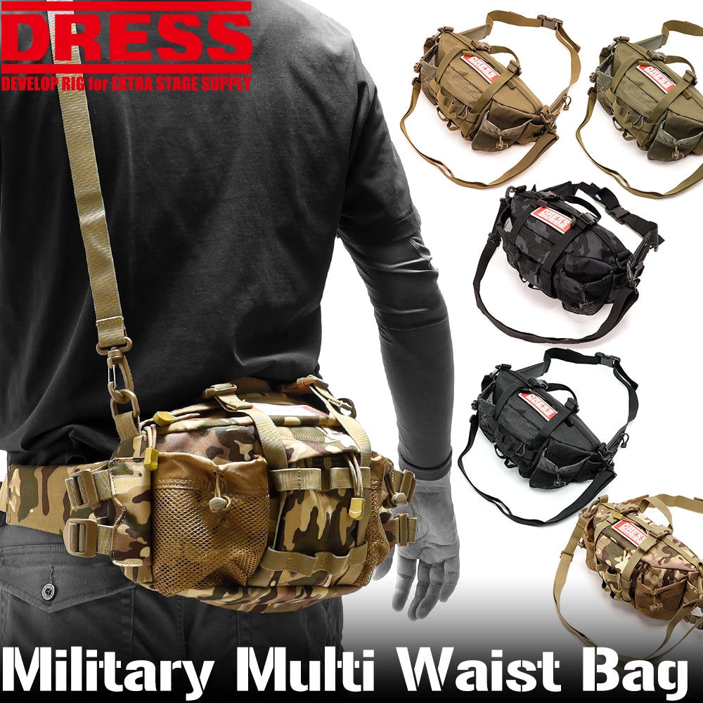Pakaian Beg Berbilang Pinggang Tentera
