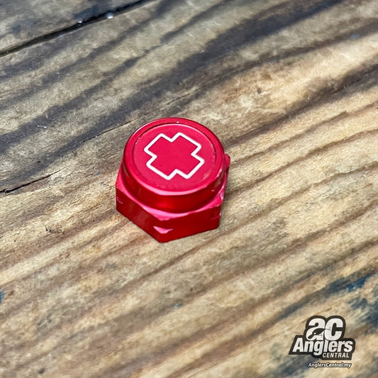 Handle Lock Nut (USED, M7L, Red aluminum)