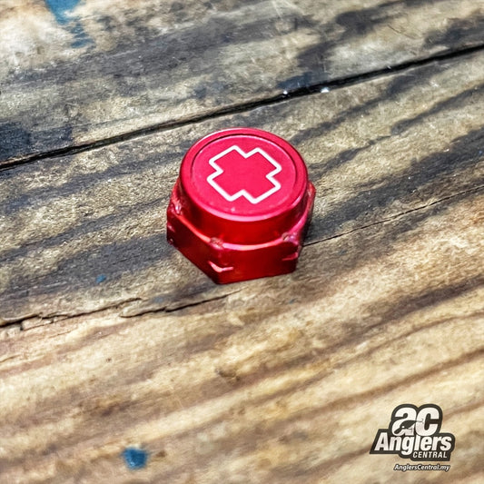 Handle Lock Nut (USED, M7L, Red aluminum)