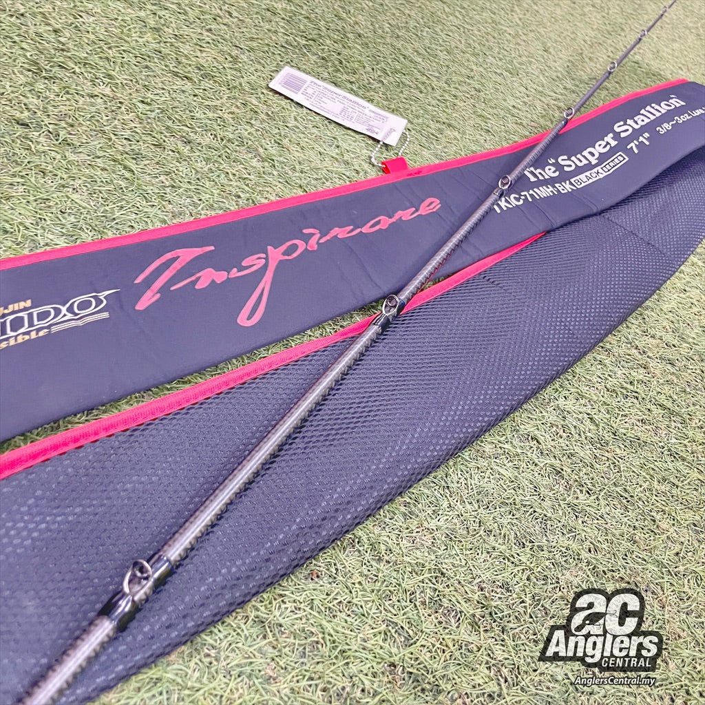 Inspirare Kaleido The Super Stallion TKIC-71MH-BK 12-30lb cork custom (USED, 9/10) with rod sleeve/bag