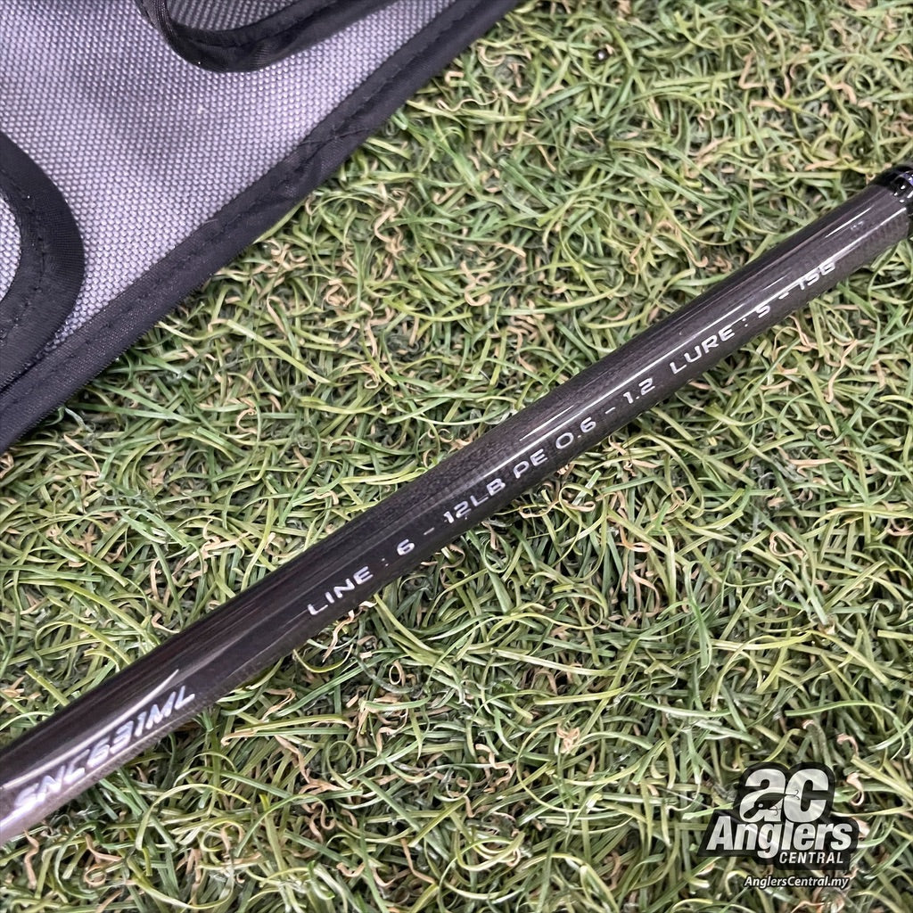 Snow Icicle SNC-631ML 6-12lb (UNUSED) with rod sleeve/bag