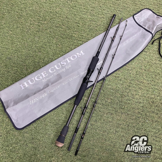 Huge Custom H2N-64R XX Heavy (USED, 9/10) with rod sleeve/bag