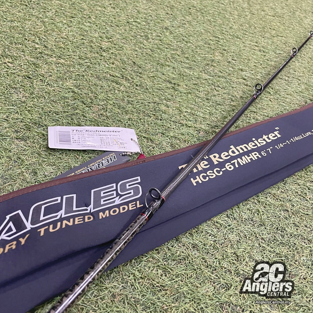 Heracles The Redmeister HCSC-67MHR 10-25lb (USED, 9/10) with rod bag/sleeve