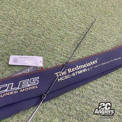 Heracles The Redmeister HCSC-67MHR 10-25lb (USED, 9/10) with rod bag/sleeve
