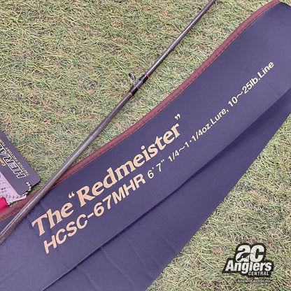 Heracles The Redmeister HCSC-67MHR 10-25lb (USED, 9/10) with rod bag/sleeve