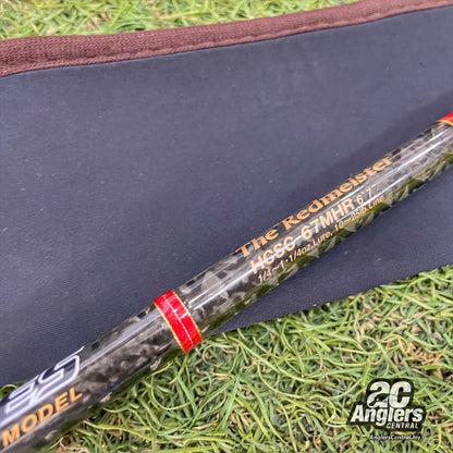 Heracles The Redmeister HCSC-67MHR 10-25lb (USED, 9/10) with rod bag/sleeve
