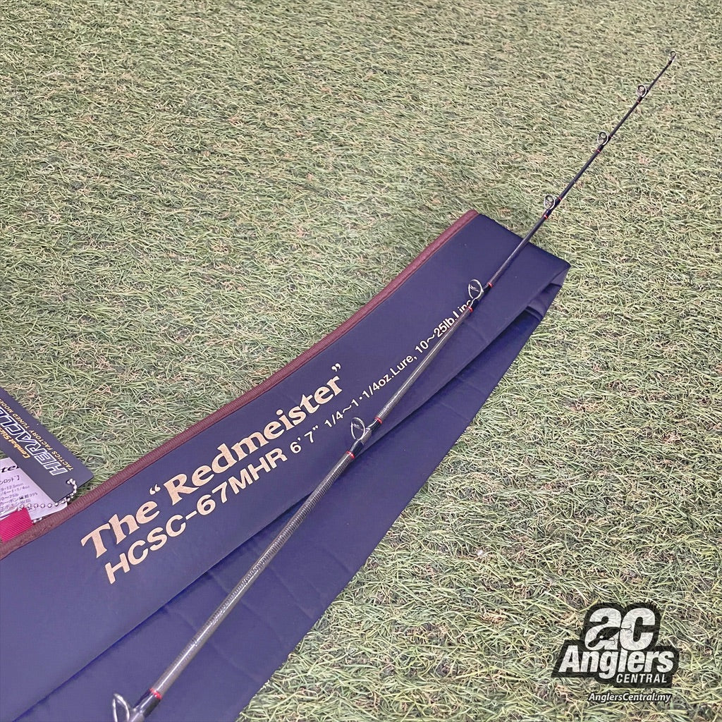 Heracles The Redmeister HCSC-67MHR 10-25lb (USED, 9/10) with rod bag/sleeve